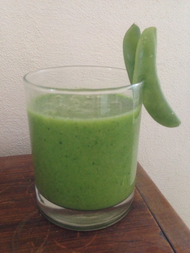 Grøntsagsjuice ærter broccoli